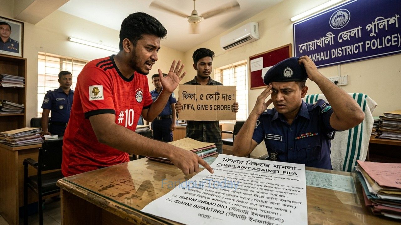 ফিফা সভাপতির বিরুদ্ধে বিচার হবে বাংলাদেশে! ৫ কোটি টাকার ক্ষতিপূরণ দাবি